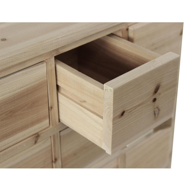 Commode Grainetier 18 Schubladen Bois Nu 92x34.5x99cm