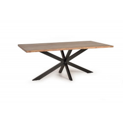 Esstisch Holz, Metall Braun 200x100x76cm