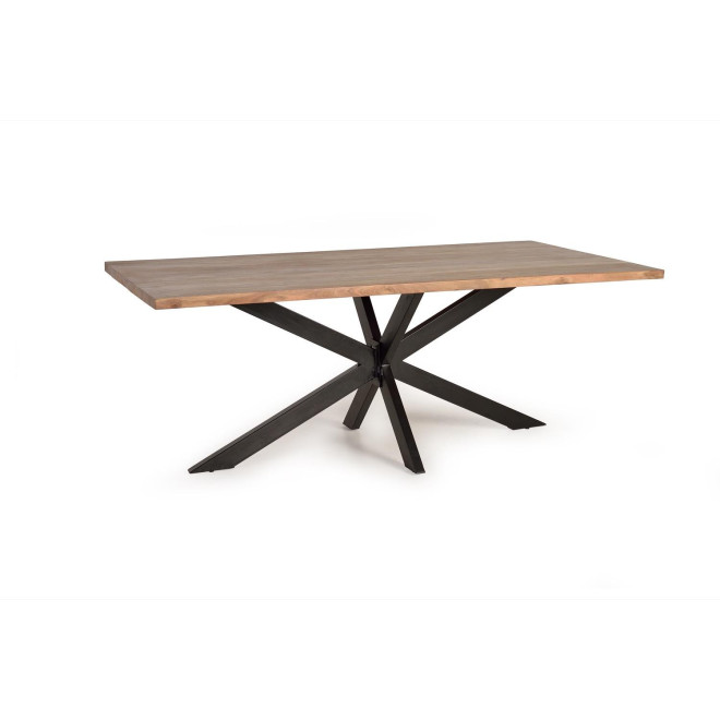 Esstisch Holz, Metall Braun 200x100x76cm