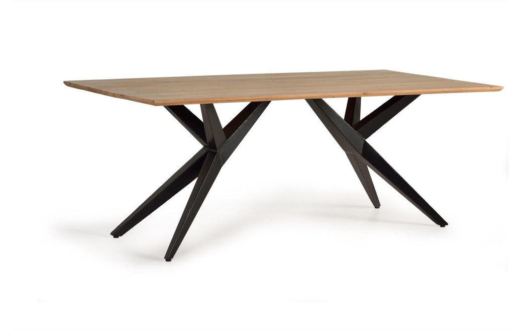 Esstisch Holz, Metall Braun 200x100x76cm