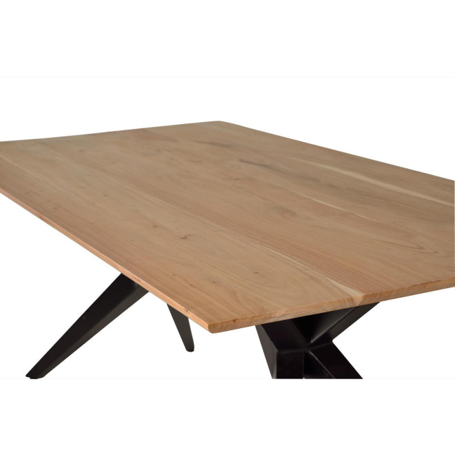 Esstisch Holz, Metall Braun 200x100x76cm