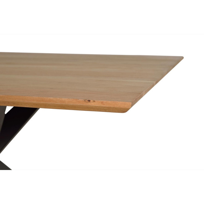 Esstisch Holz, Metall Braun 200x100x76cm