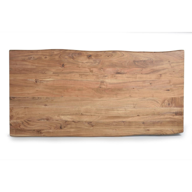 Esstisch Holz, Metall Braun 200x100x76cm