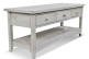 Coffee Table 3 Drawers White Cerused Wood 110x38x45cm