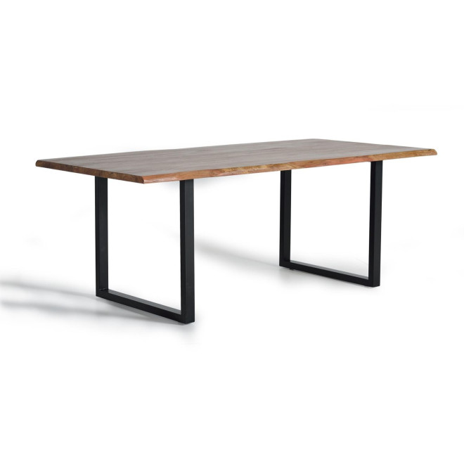 Esstisch Holz, Metall Braun 200x100x78cm