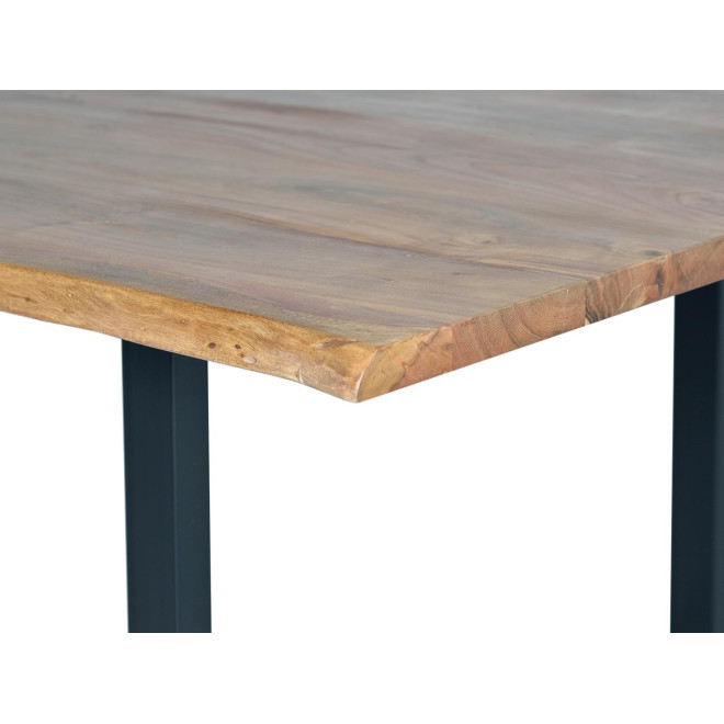 Esstisch Holz, Metall Braun 200x100x78cm