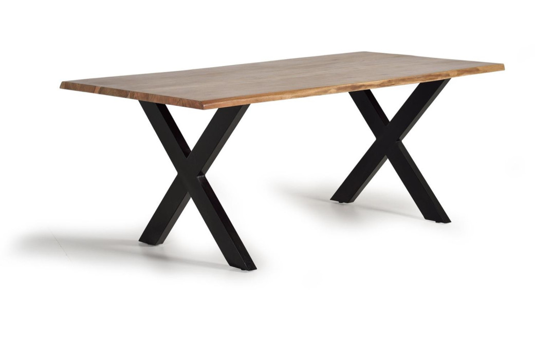 Esstisch Holz, Metall Braun 180x100x78cm