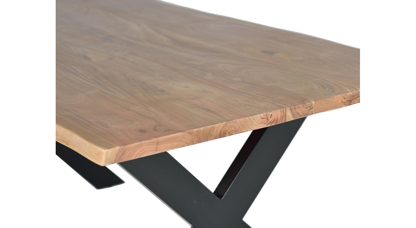 Esstisch Holz, Metall Braun 240x100x78cm