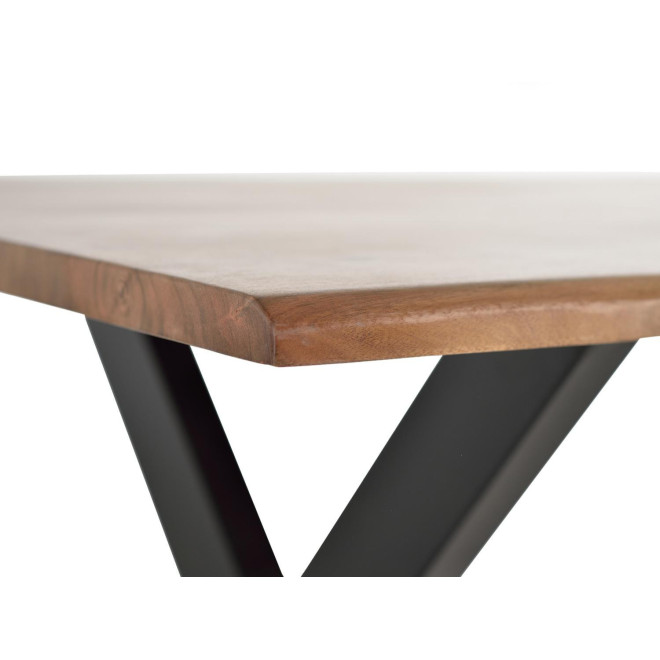 Esstisch Holz, Metall Braun 240x100x78cm