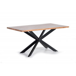 Esstisch Holz, Metall Braun 200x100x78cm