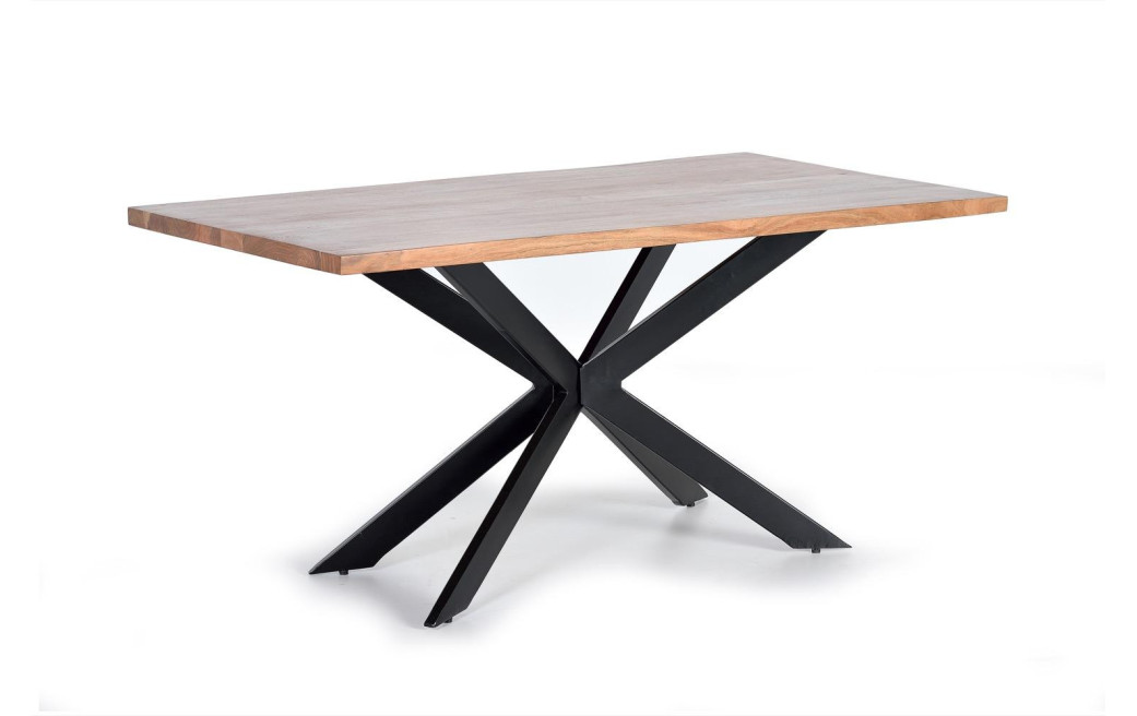 Esstisch Holz, Metall Braun 200x100x78cm