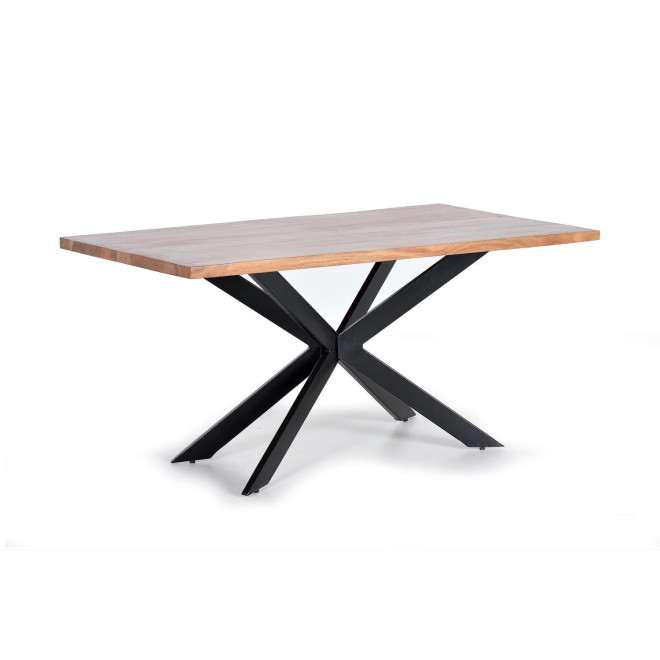 Esstisch Holz, Metall Braun 200x100x78cm