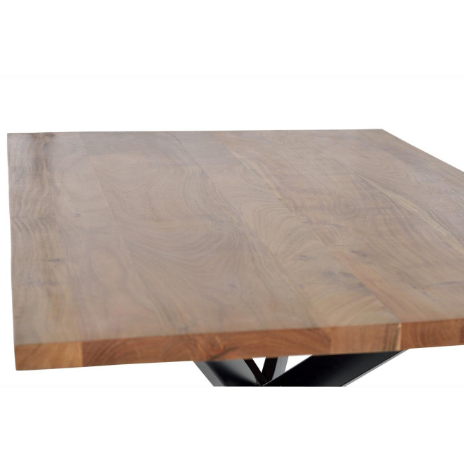Esstisch Holz, Metall Braun 200x100x78cm