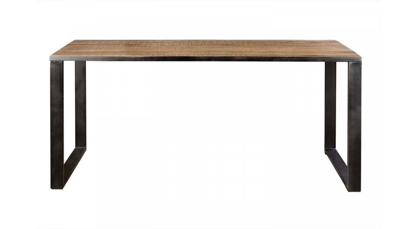 Esstisch Holz, Metall Braun 180x90x78cm