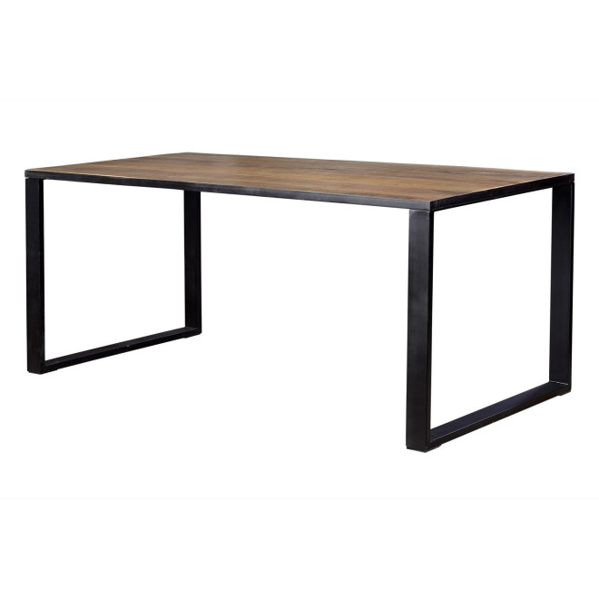 Esstisch Holz, Metall Braun 180x90x78cm