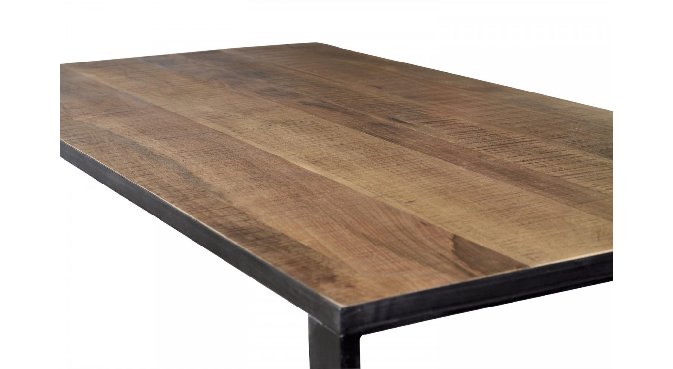 Esstisch Holz, Metall Braun 180x90x78cm