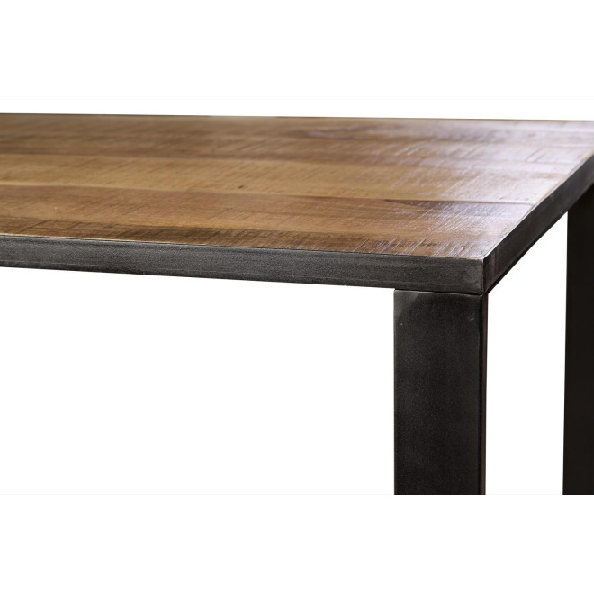 Esstisch Holz, Metall Braun 180x90x78cm