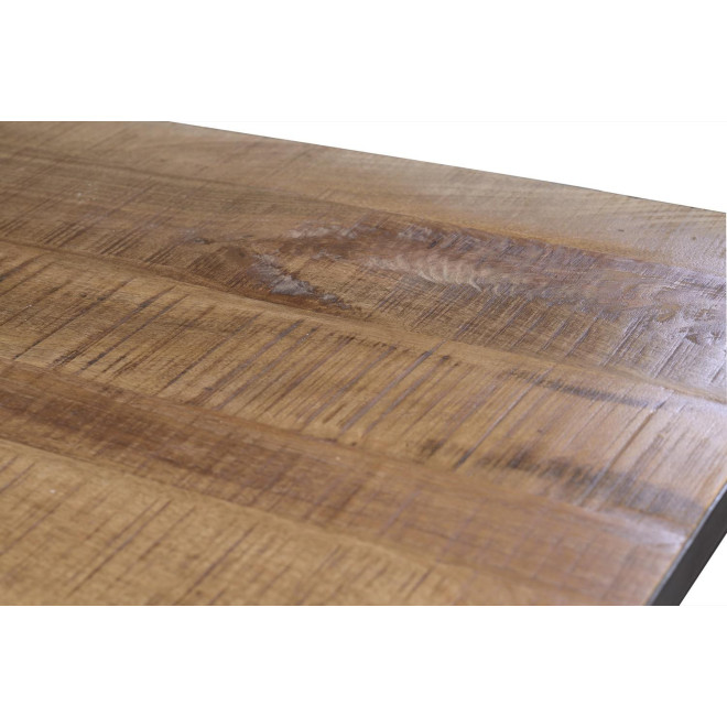 Esstisch Holz, Metall Braun 180x90x78cm