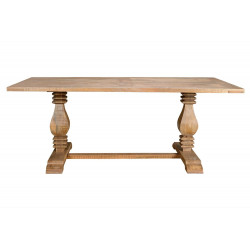 Table à Manger Bois Marron 200x100x77cm