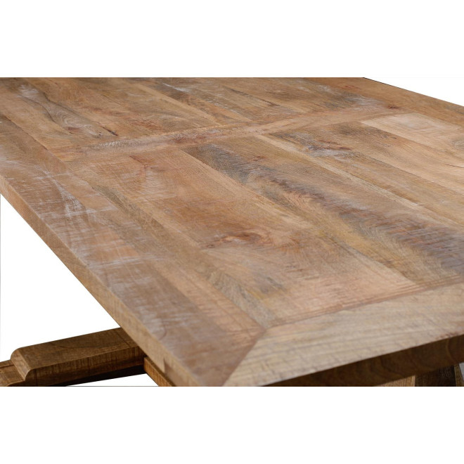 Table à Manger Bois Marron 200x100x77cm