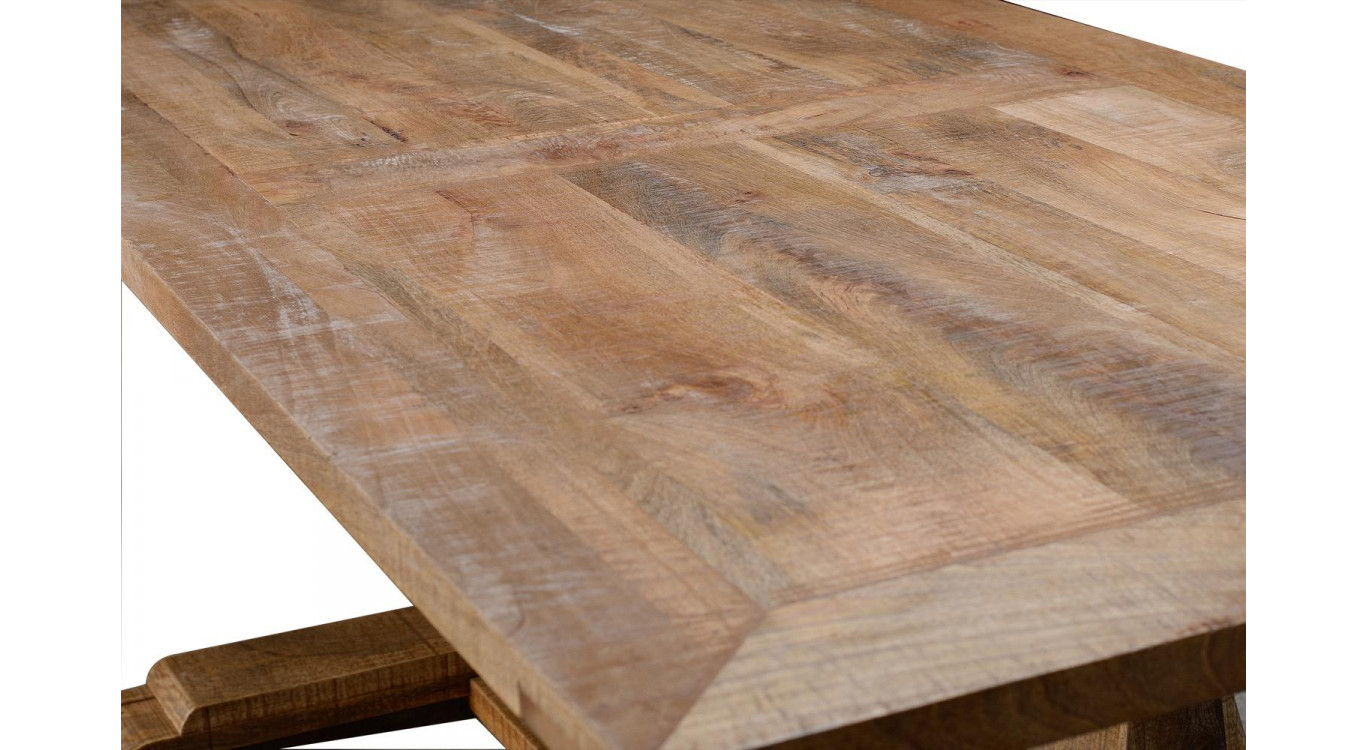Esstisch Holz Braun 200x100x77cm