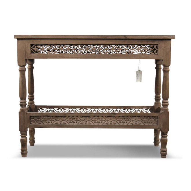 Meuble Console Bois 98x35x77cm