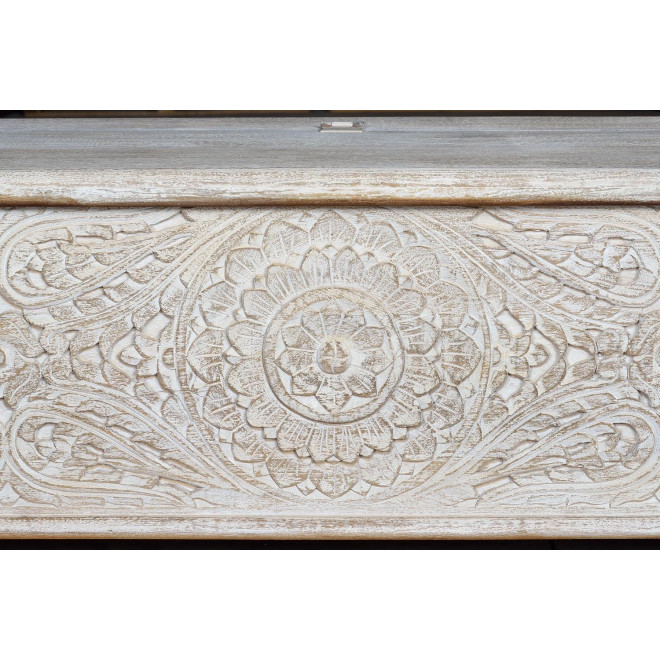 Coffre Bois Blanc 150x50x60cm
