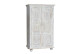 Kleiderschrank Holz Weiß 114x60x200cm