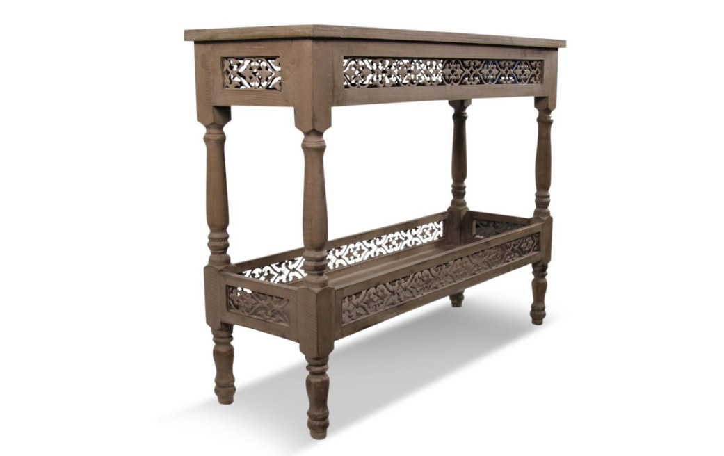 Meuble Console Bois 98x35x77cm