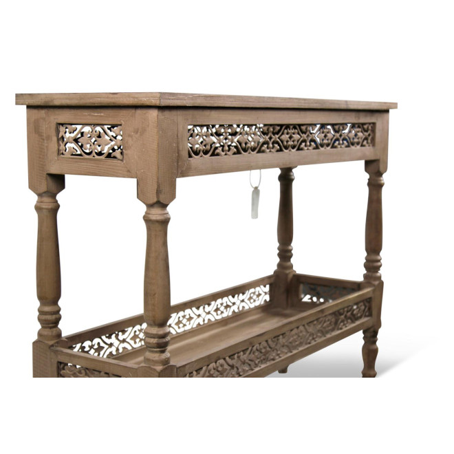 Meuble Console Bois 98x35x77cm