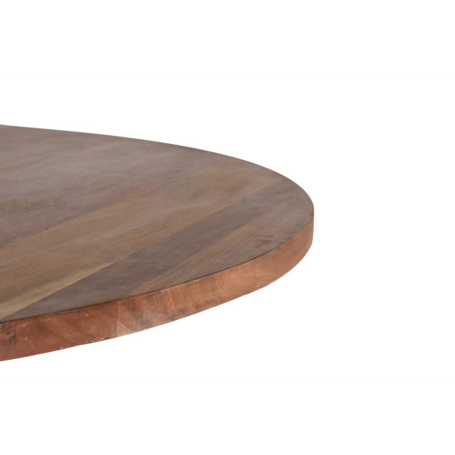 Esstisch Holz, Eisen Braun 150x150x76cm