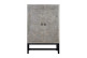 Schrank Holz, Eisen Grau 116x42x180cm
