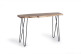 Console Legno, ferro marrone 120x35x76cm
