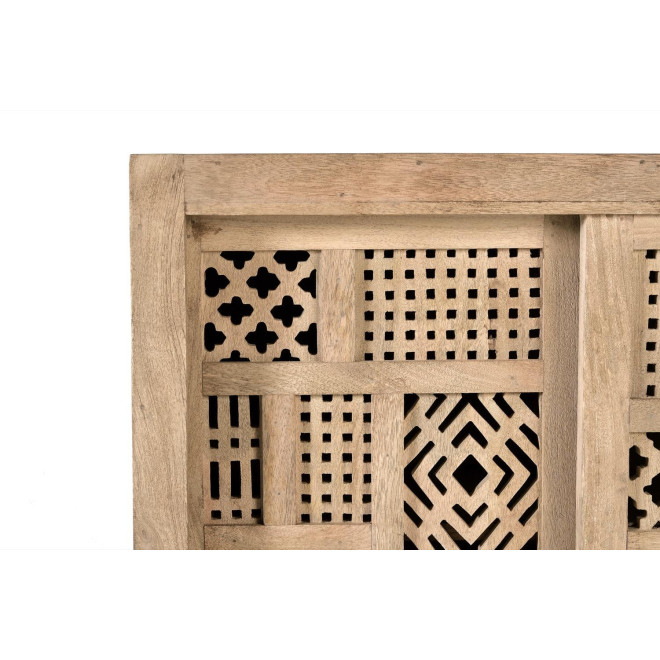 Buffet Bois, Fer Marron 90x40x90cm