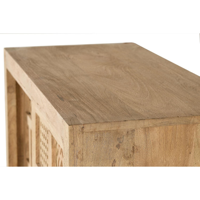Buffet Bois, Fer Marron 90x40x90cm