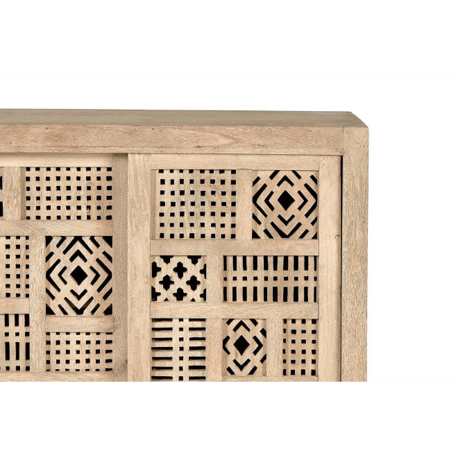 Buffet Bois, Fer Marron 90x40x90cm