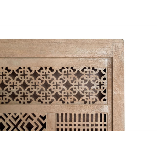 Armoire Bois, Fer Marron 140x40x170cm