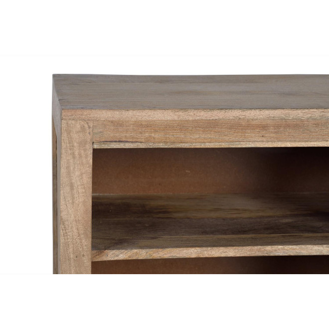 TV-Möbel Holz, Eisen Braun 65x40x160cm