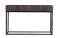 Console 2 Tiroirs Bois, Fer Marron 120x30x76cm