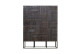 Schrank Holz, Eisen Braun 120x40x137cm