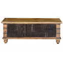 Brown Wooden Chest 116x40x45cm