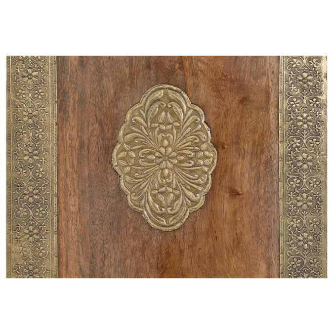 Armoire Bois, Bronze Or 100x45x180cm