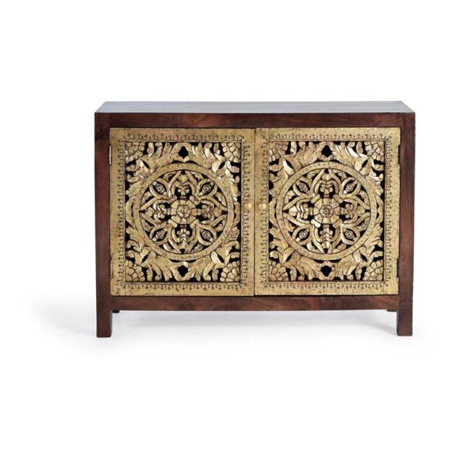 Anrichte Holz Braun 110x40x80cm