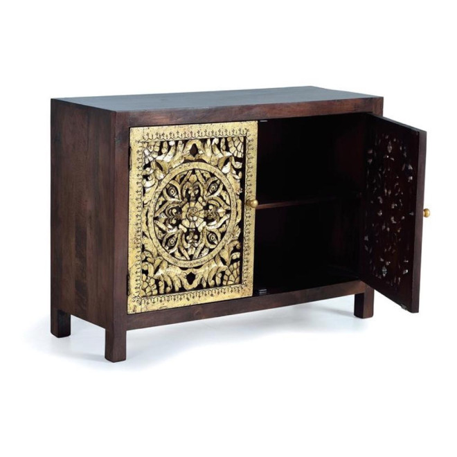 Anrichte Holz Braun 110x40x80cm