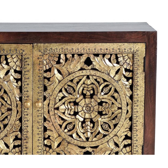 Anrichte Holz Braun 110x40x80cm