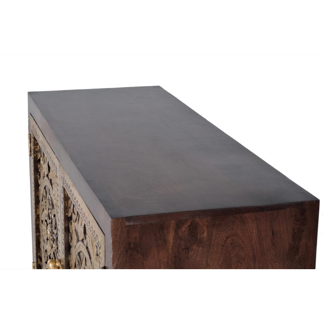 Anrichte Holz Braun 110x40x80cm