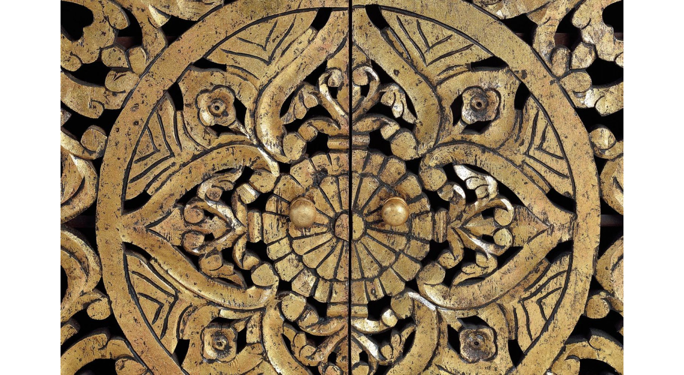 Truhe Holz Braun 180x40x90cm