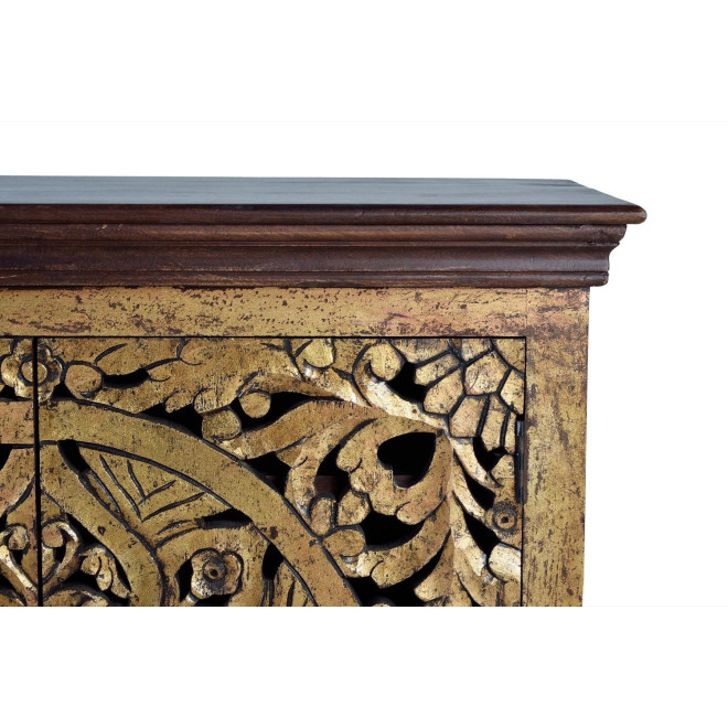 Truhe Holz Braun 180x40x90cm