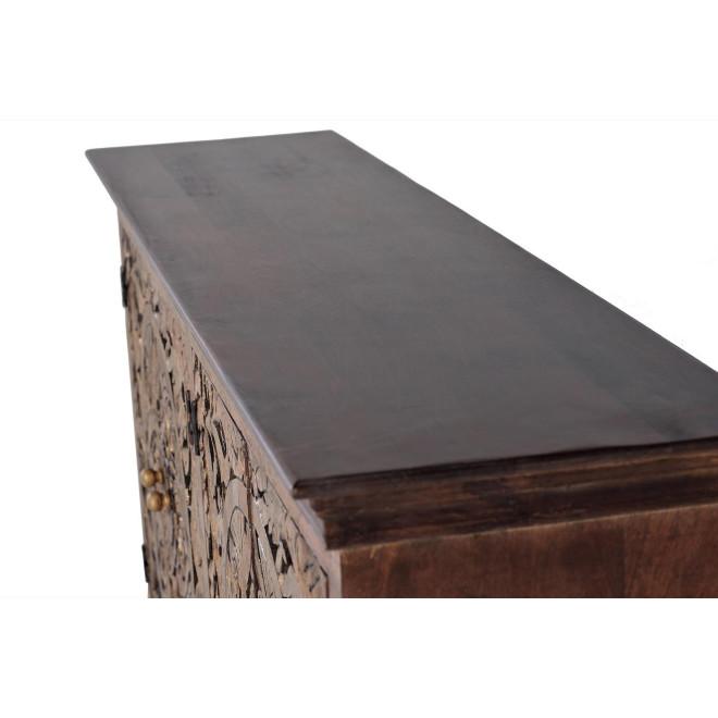 Truhe Holz Braun 180x40x90cm