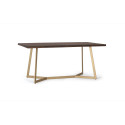 Esstisch Holz und Eisen Braun 170x90x76cm